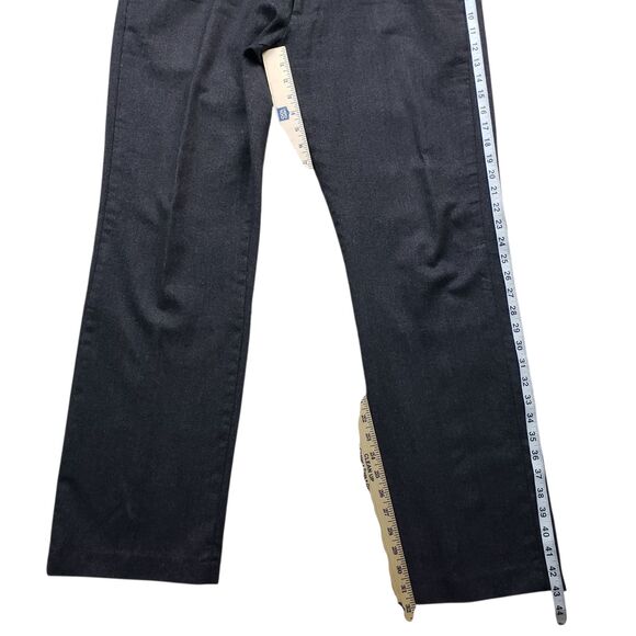 Gap 100% Wool Dress Pants Mens 38 Gray Tweed  Straight Fit Trouser Slacks - Picture 5 of 7